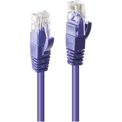 Lindy 0.3m Cat.6 U/UTP Network Cable, Purple