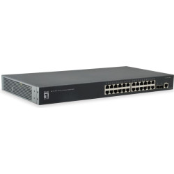 Level One LevelOne Switch 24x GE GTL-2661    2x10GSFP+19"