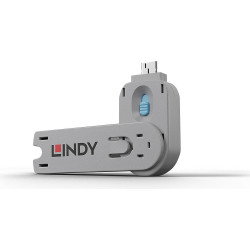 Lindy USB Type A Port Blocker Key, Blue