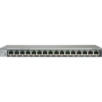 Netgear GS116 Nepārvaldīts Gigabit Ethernet (10/100/1000) Pelēks