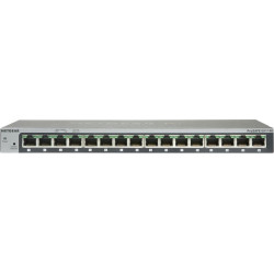 Netgear GS116 Nepārvaldīts Gigabit Ethernet (10/100/1000) Pelēks