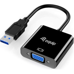 Equip Adapter USB3.0-> VGA HD15      1920x1080/60Hz 0.15m sw