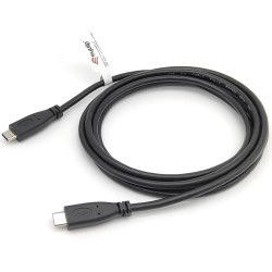 Equip 128887 USB kabelis USB 2.0 2 m USB C Melns