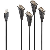 Lindy USB to 4 Port Serial Converter