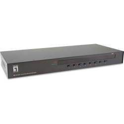 Level One LevelOne KVM-3208 (KVM) tastatūras/video/peļu pārslēgšanas mehānisms Statņa montāža Melns