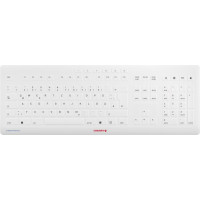 Cherry Stream tastatūra Universāls RF bezvadu + USB QWERTZ Vācu Balts