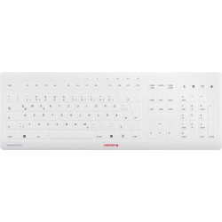 Cherry TAS STREAM PROTECT KEYBOARD Wireless DE-Layout weiß