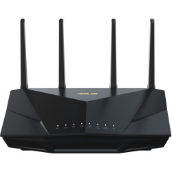 Asus RT-AX5400 bezvadu rūteris Tīkls Gigabit Ethernet Divkāršā frekvenču josla (2.4 GHz / 5 GHz) Melns