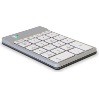 R-Go Tools RGOCONMWLWH ciparu klaviatūra Portatīvais dators Bluetooth sistēma Balts
