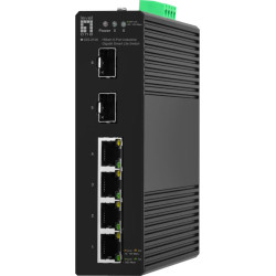 Level One LevelOne IGS-2106 tīkla pārslēgs Vadīts L2 Gigabit Ethernet (10/100/1000) Melns