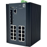 Level One LevelOne IGU-2071 tīkla pārslēgs Vadīts L2+ Gigabit Ethernet (10/100/1000) Melns