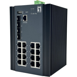 Level One LevelOne IGU-2071 tīkla pārslēgs Vadīts L2+ Gigabit Ethernet (10/100/1000) Melns
