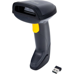 Equip Barcode Handscanner 2D Laser mit Halterung  2.4GHz  sw