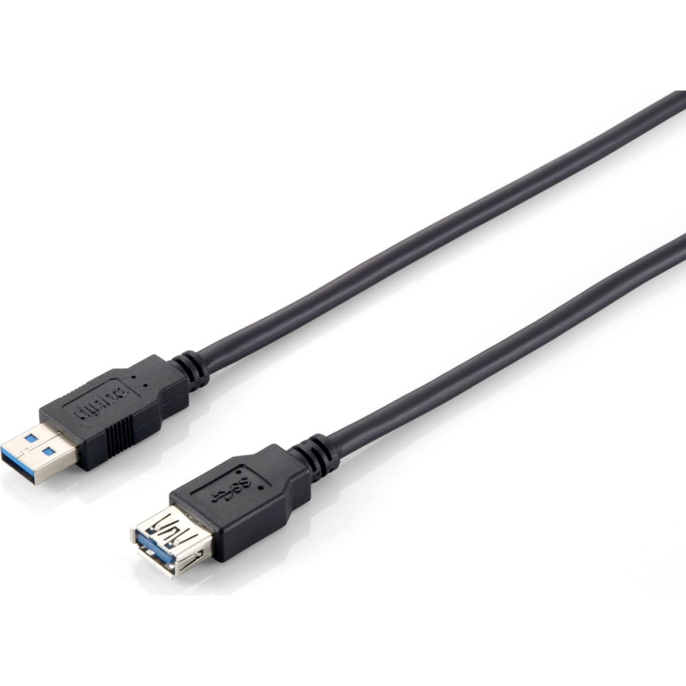 Equip 128398 USB kabelis USB 3.2 Gen 1 (3.1 Gen 1) 2 m USB A Melns