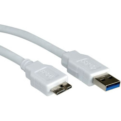 USB 3.0 Cable, USB Type A M - USB Type Micro B M 0.8 m