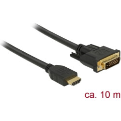 Delock HDMI to DVI 24+1 cable bidirectional 10 m