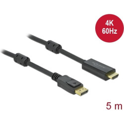 Delock Active DisplayPort 1.2 to HDMI Cable 4K 60 Hz 5 m