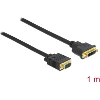 Delock Cable DVI 24+5 female to VGA male 1 m
