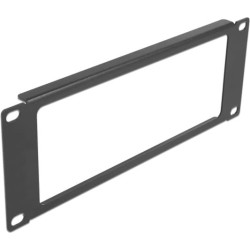 Delock 10″ Network Cabinet Panel with opening 2U black