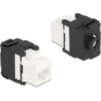 Delock Keystone Module RJ45 jack to LSA Cat.6A 180° toolfree