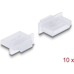 Delock Dust Cover for DisplayPort female with grip 10 pieces transparent