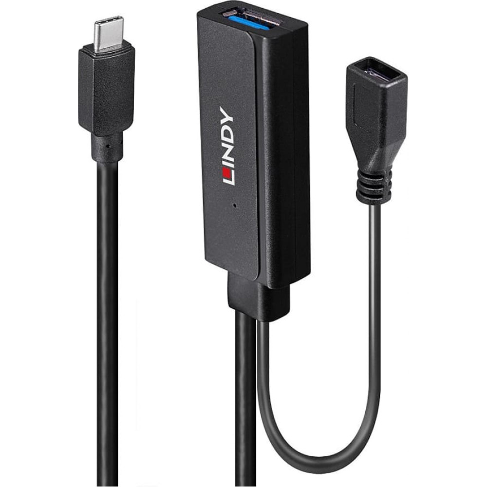 Lindy 3m USB 3.2 Gen 1 C/A Aktivverl&auml;ngerung