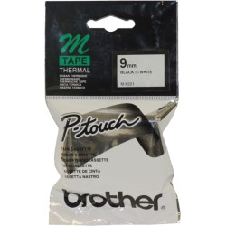 Brother Schriftbandkassette Brother  9mm weiß/schwarz  MK221BZ