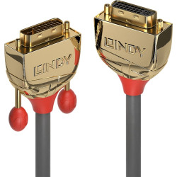 Lindy 2m DVI-D Dual Link Extension Cable, Gold Line