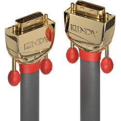 Lindy 20m DVI-D SLD Dual Link Cable, Gold Line
