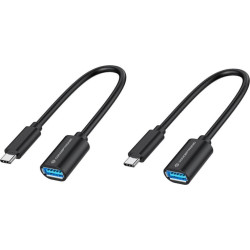 Conceptronic Adapter USB-C -> USB-A 3.0  OTG     2er-Pack gr