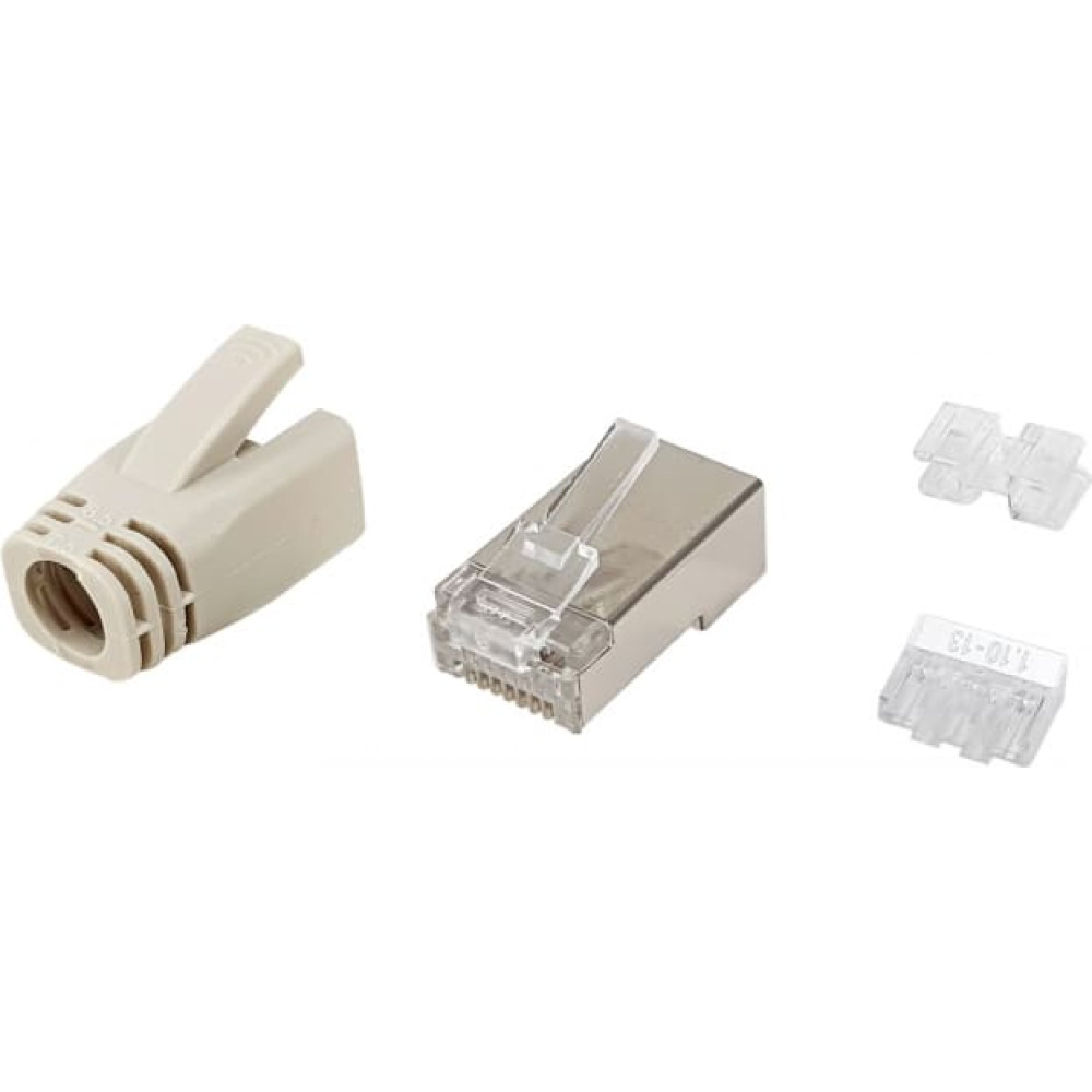 Equip 121182 vadu savienotājs RJ-45 Nerūsējošs tērauds, Caurspīdīgs, Balts
