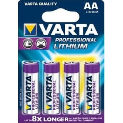 Varta Batterie LITHIUM AA                               4St.