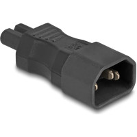 Delock Power Adapter IEC 60320 - C14 to C7, male / female, 2.5 A, straight