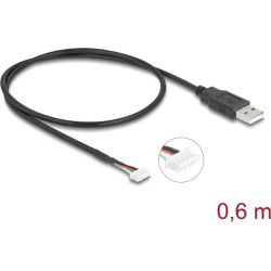 Delock USB 2.0 Connection Cable for 5 pin Camera Modules 0.6 m