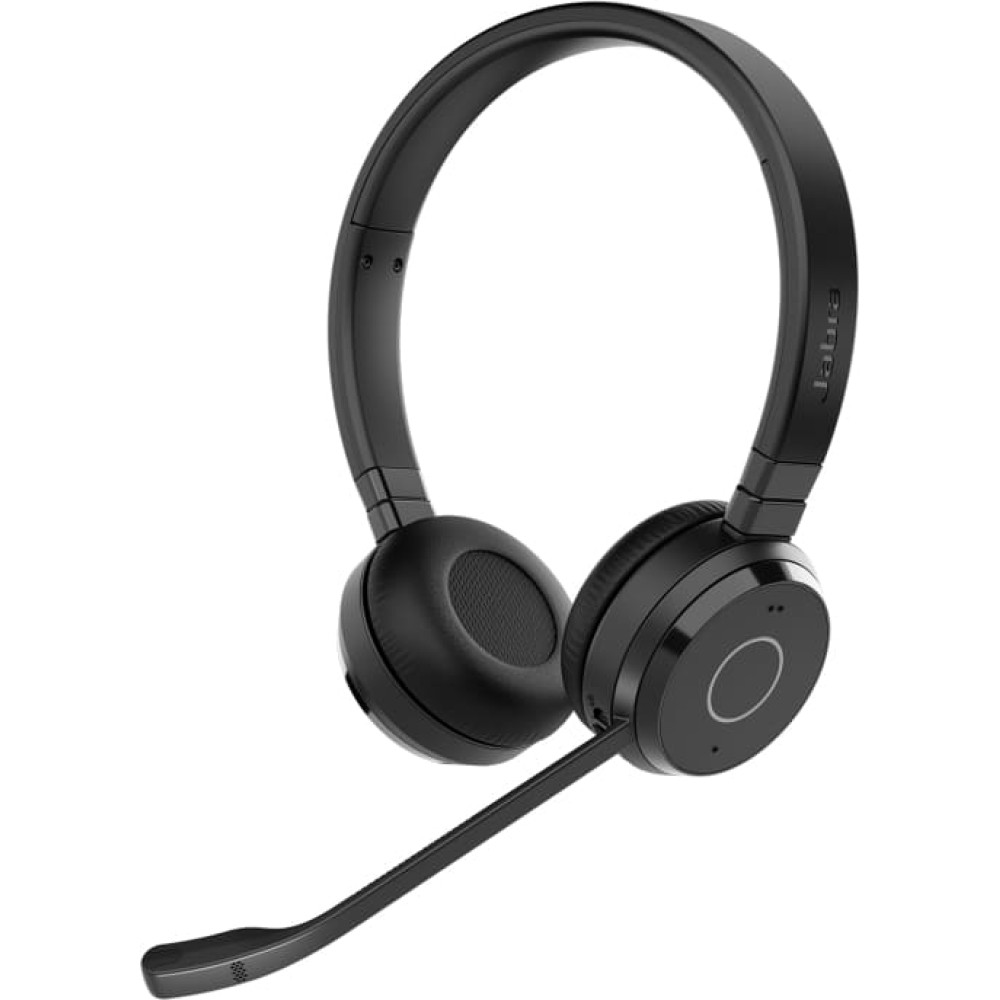 Jabra Evolve 65 TE Austiņas Vadu & Bezvadu Birojs / zvanu centrs USB Type-A Bluetooth Melns