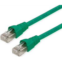 Telegärtner TELEGÄRTNER RJ45 Patch Cord S/FTP, Cat.6A, LSZH, green, 0.25 m