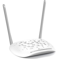Tp-Link TD-W8961N bezvadu rūteris Ātrais Ethernet Viena frekvenču josla (2.4 GHz) Pelēks, Balts