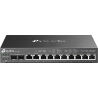 Tp-Link Omada ER7212PC ar vadiem pievienojams rūteris Tīkls Gigabit Ethernet Melns