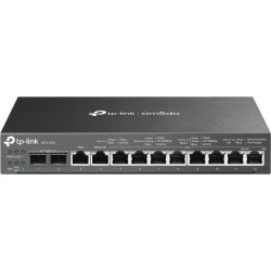 Tp-Link Omada ER7212PC ar vadiem pievienojams rūteris Tīkls Gigabit Ethernet Melns