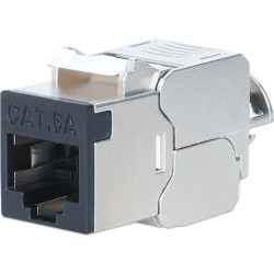 Intellinet Cat6a 10G STP Keystone-Modul schwarz