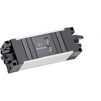 Bachmann STEP ALU 1xUSB A/C 22W GST18