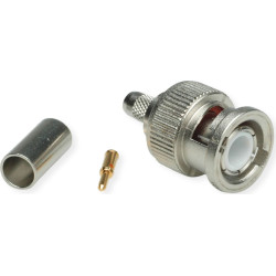 Telegärtner TELEGÄRTNER BNC-Crimpstecker 50 Ohm für RG-58C/U, Standard