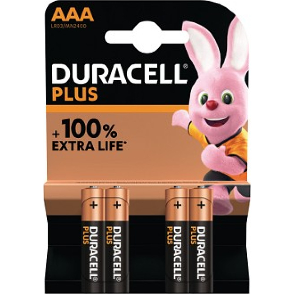 Duracell Plus Vienreizējas lietošanas baterija AAA Sārmaina akumulatoru baterija