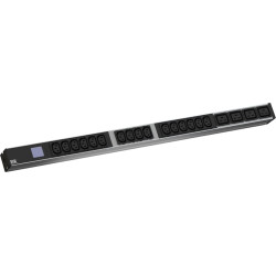 Bachmann BN0500 19" PDU 1U 16xC13 4xC19, power measurement, CEE 16A connection, blue