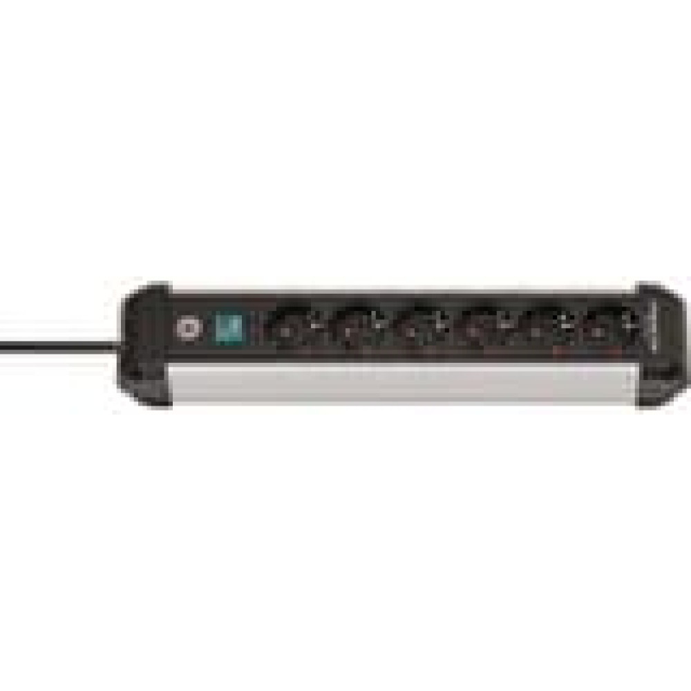 Brennenstuhl Steckdosenleiste Premium-ALU-Line 6fach 3m