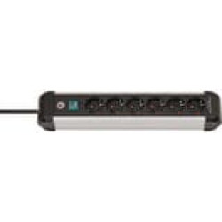 Brennenstuhl Steckdosenleiste Premium-ALU-Line 6fach 3m
