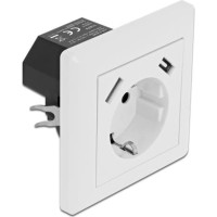 Delock Wall Socket with 2 x USB Type-A Charging Port 2.8 A
