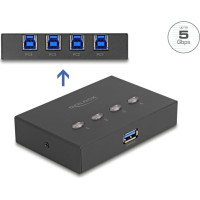 Delock USB 5 Gbps Switch 4 PC to 1 device