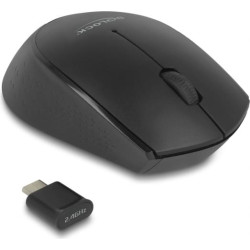 Delock Optical 3-button mini mouse USB Type-C™ 2.4 GHz wireless