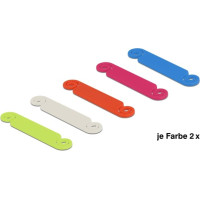 Delock Cable Marker set 10 pieces assorted colours
